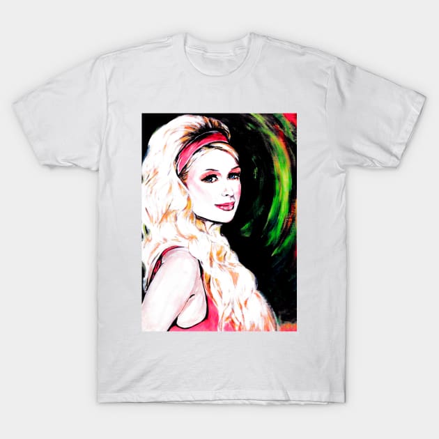 Paris Hilton T-Shirt by Svetlana Pelin